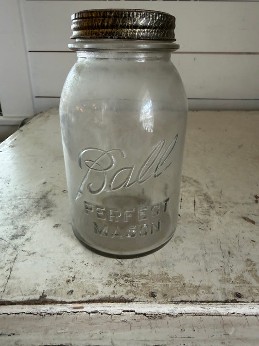 Antique Ball canning jar quart