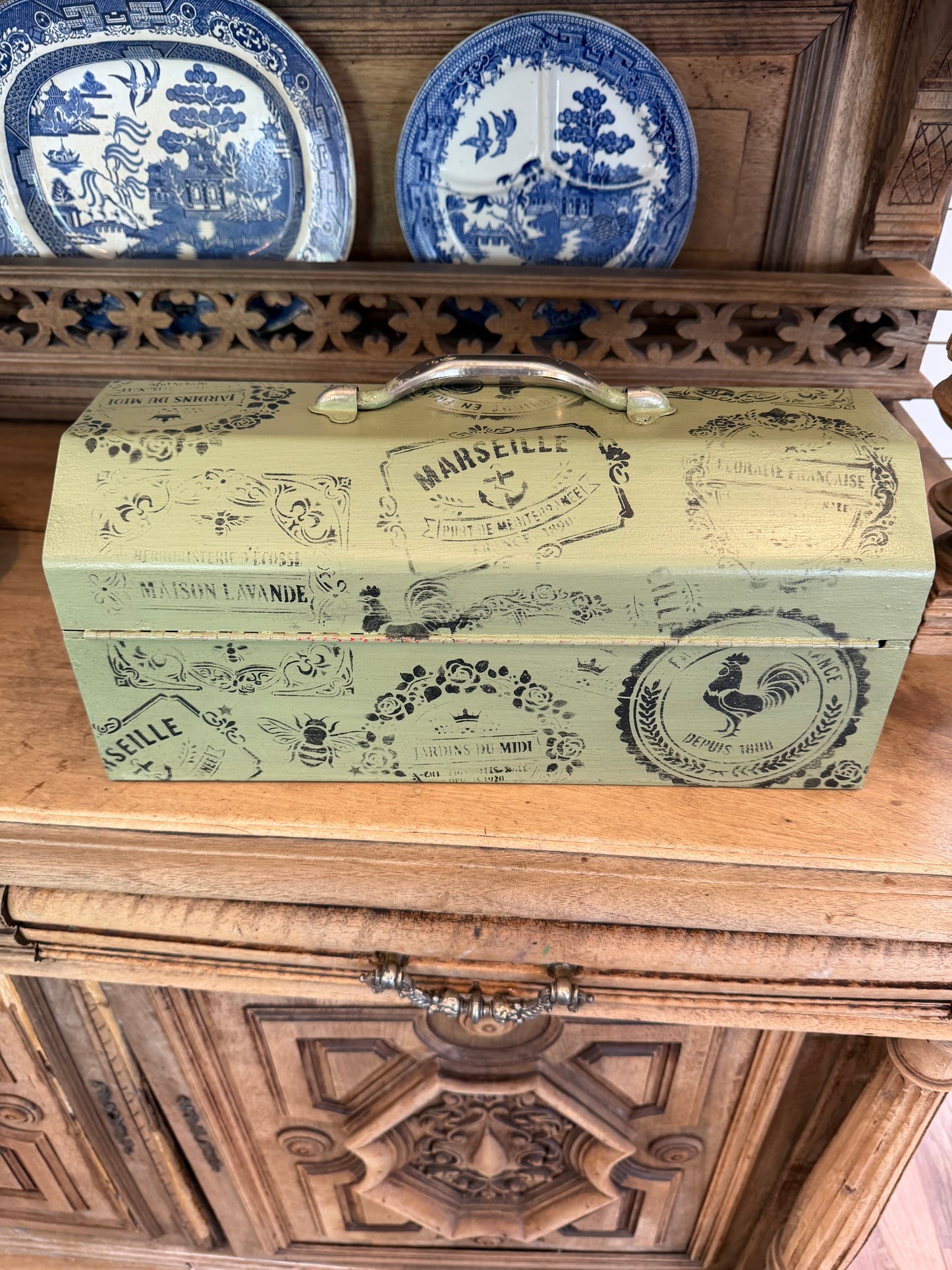 Hand Painted Toolbox