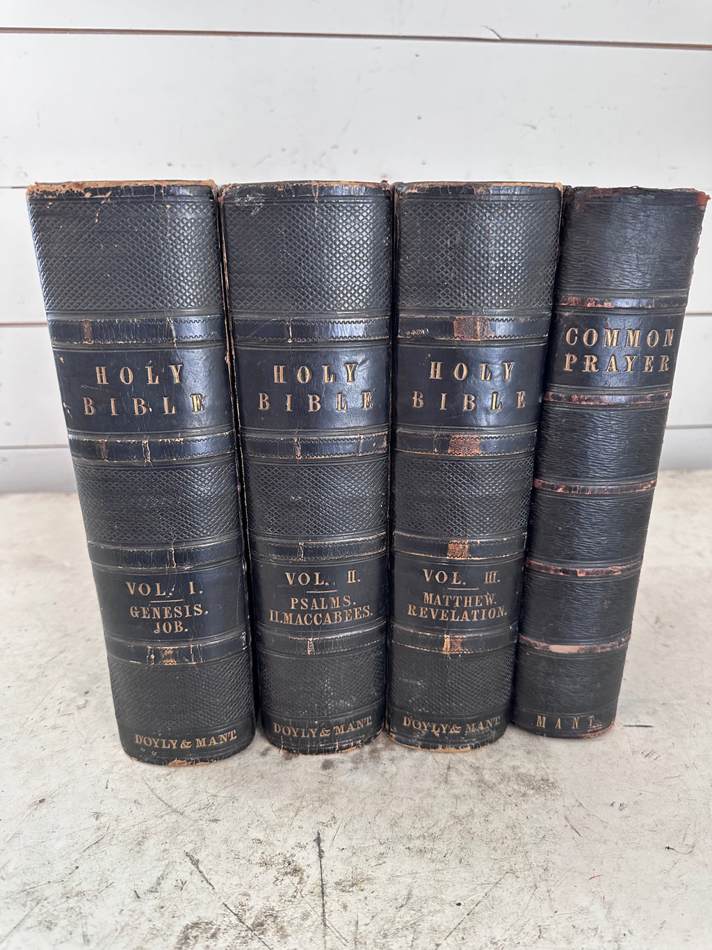 Antique Bible 1850 And the Book of Common Prayer sold as set