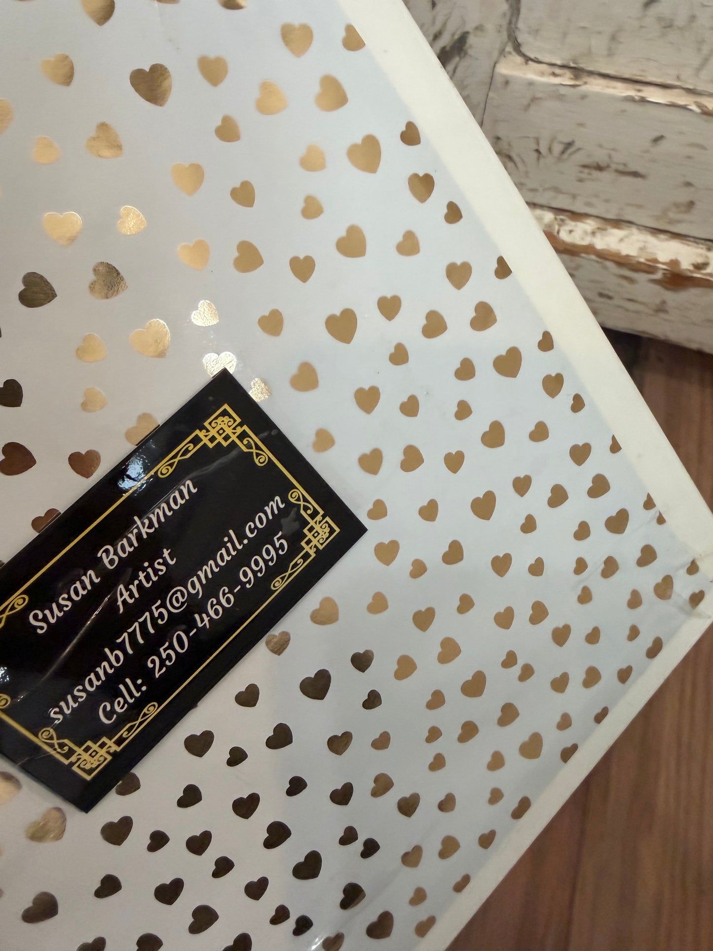 Susan Barkman original framed floral water color