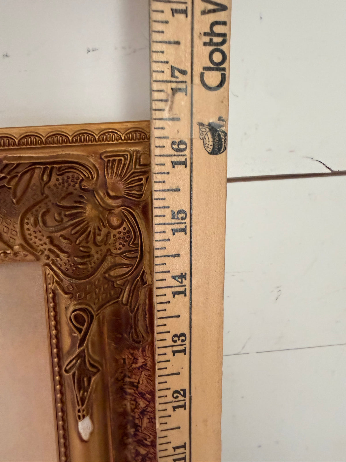 Frame will get painted and botanical print