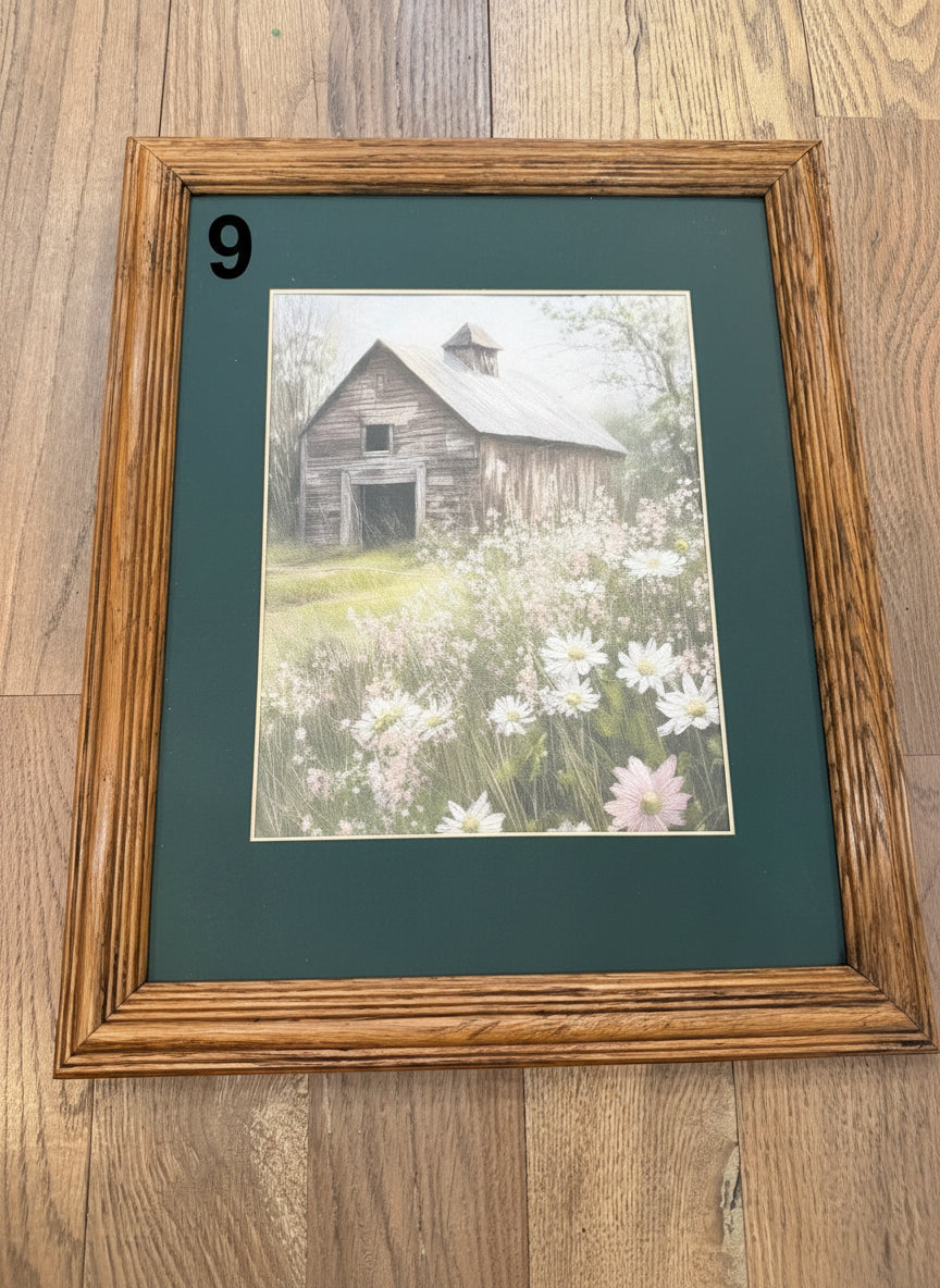 Zeb’s Framed Barns sold individually