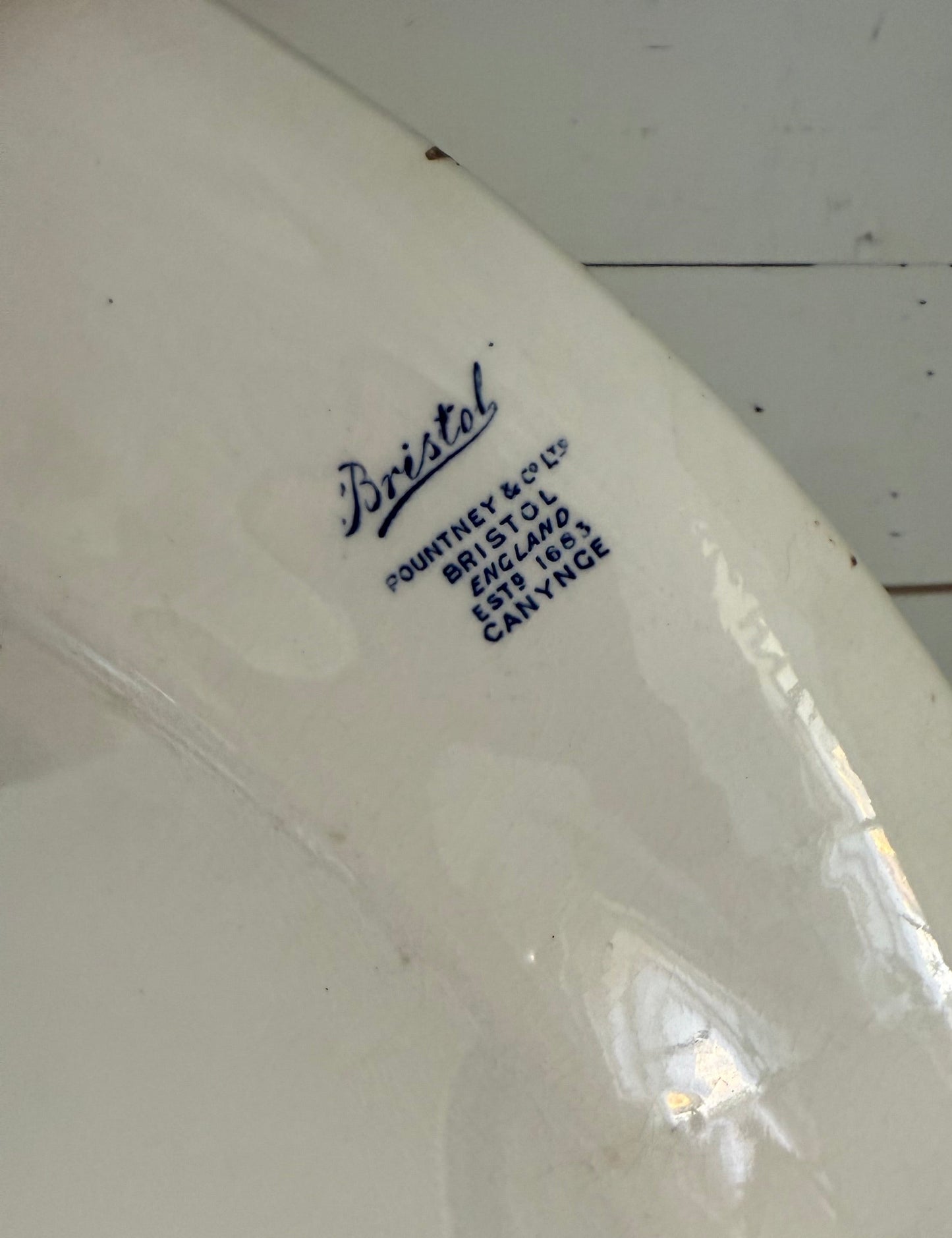 Set of Antique Bristol Ironstone Platters