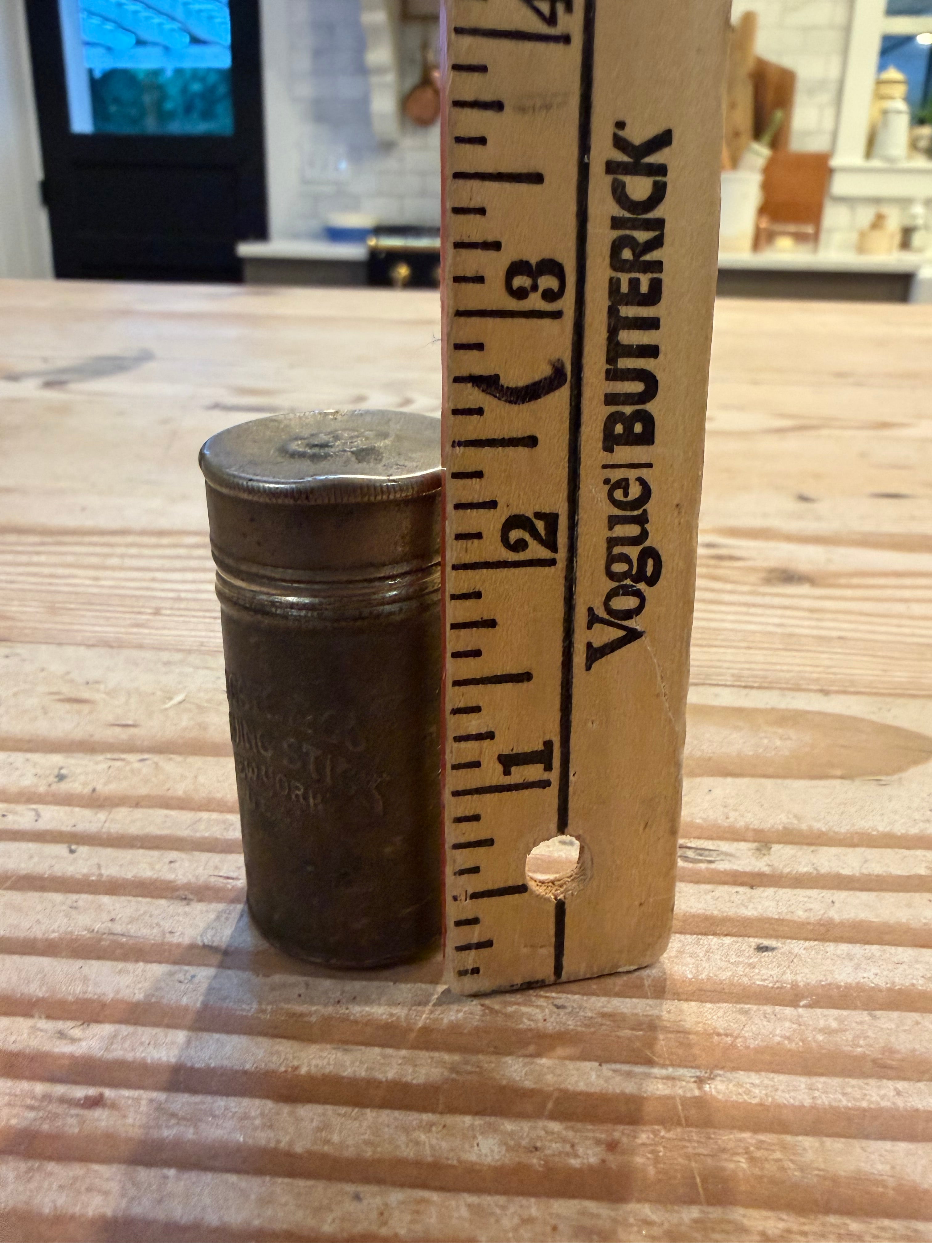 Antique Colgate & Co. Shaving Stick Tin: Early 1900s Grooming Collectible