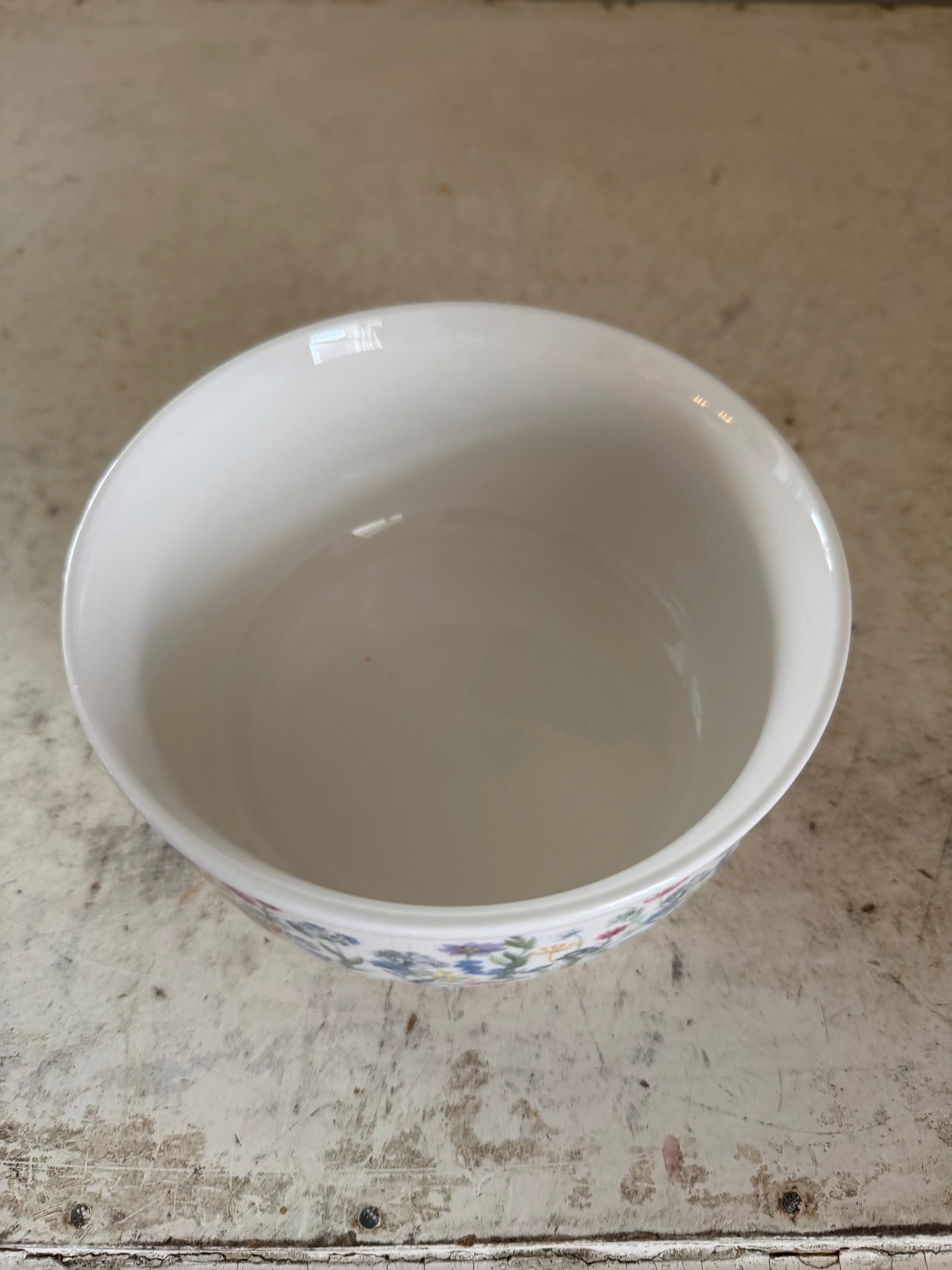 Floral bunny serving bowl – Jami Ray Vintage