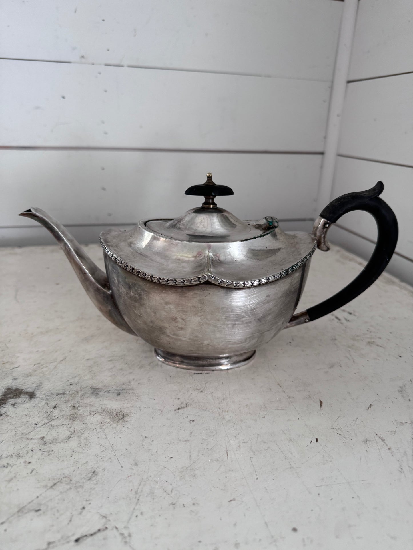 Victorian Silver Plate Tea Pot Fenton Bros EPNS