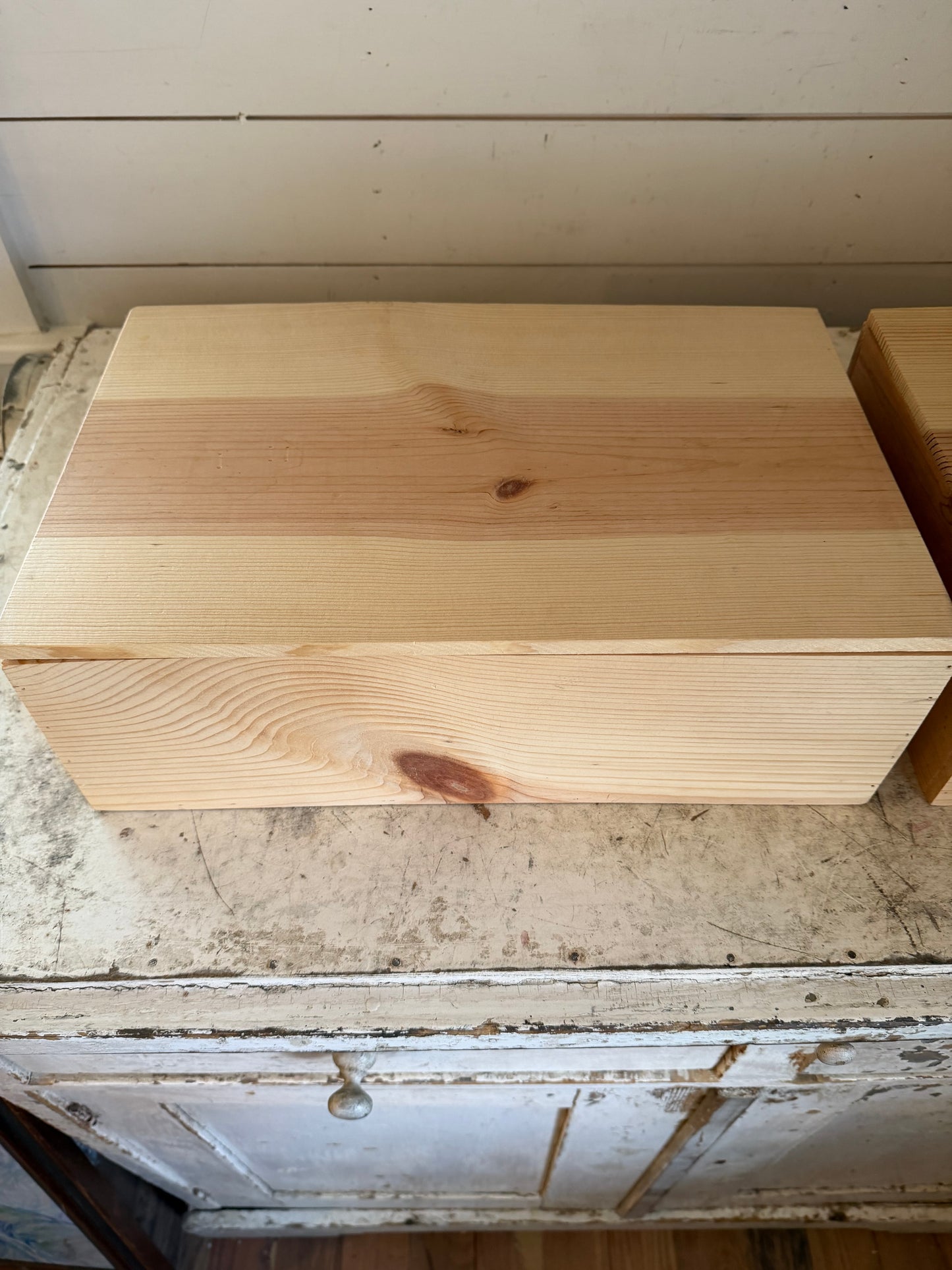 15-1/2” Pine boxes will get makeover - Sold Individual