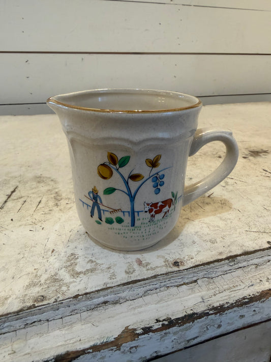 Heartland stoneware creamer