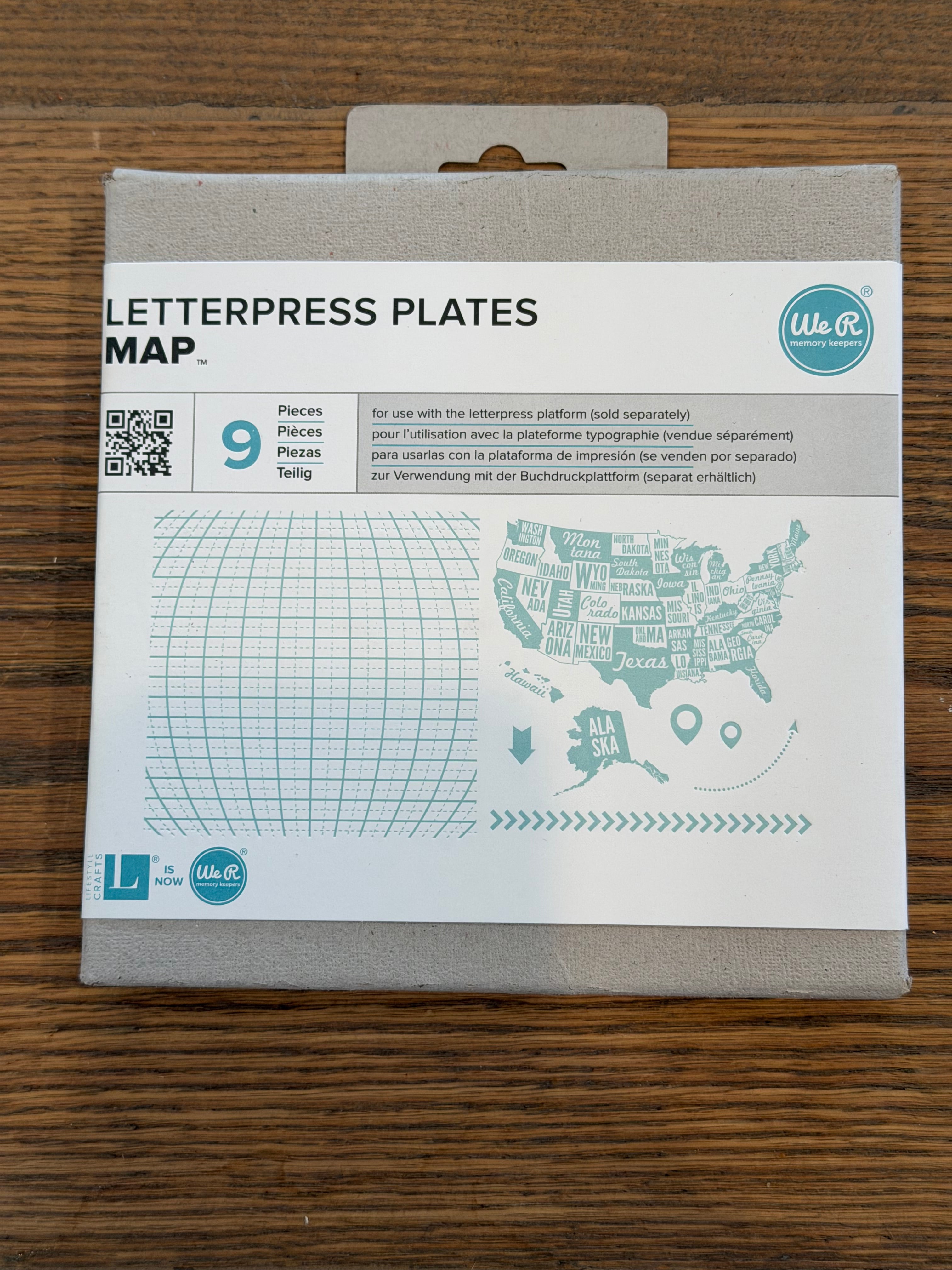 We R Memory Keepers Letter Press Plates - Sold Individually