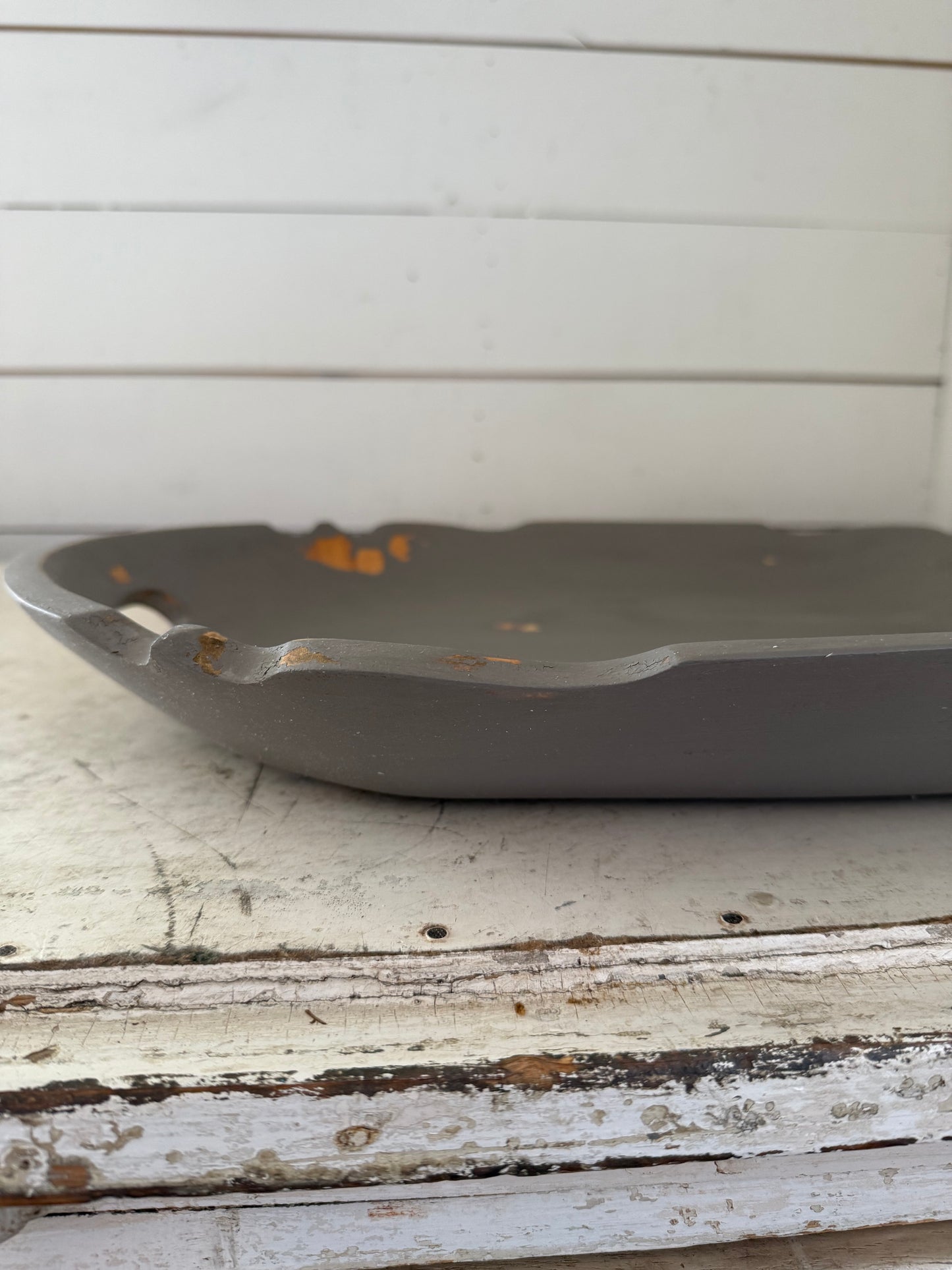 Food Safe Chippy Painted Bowl