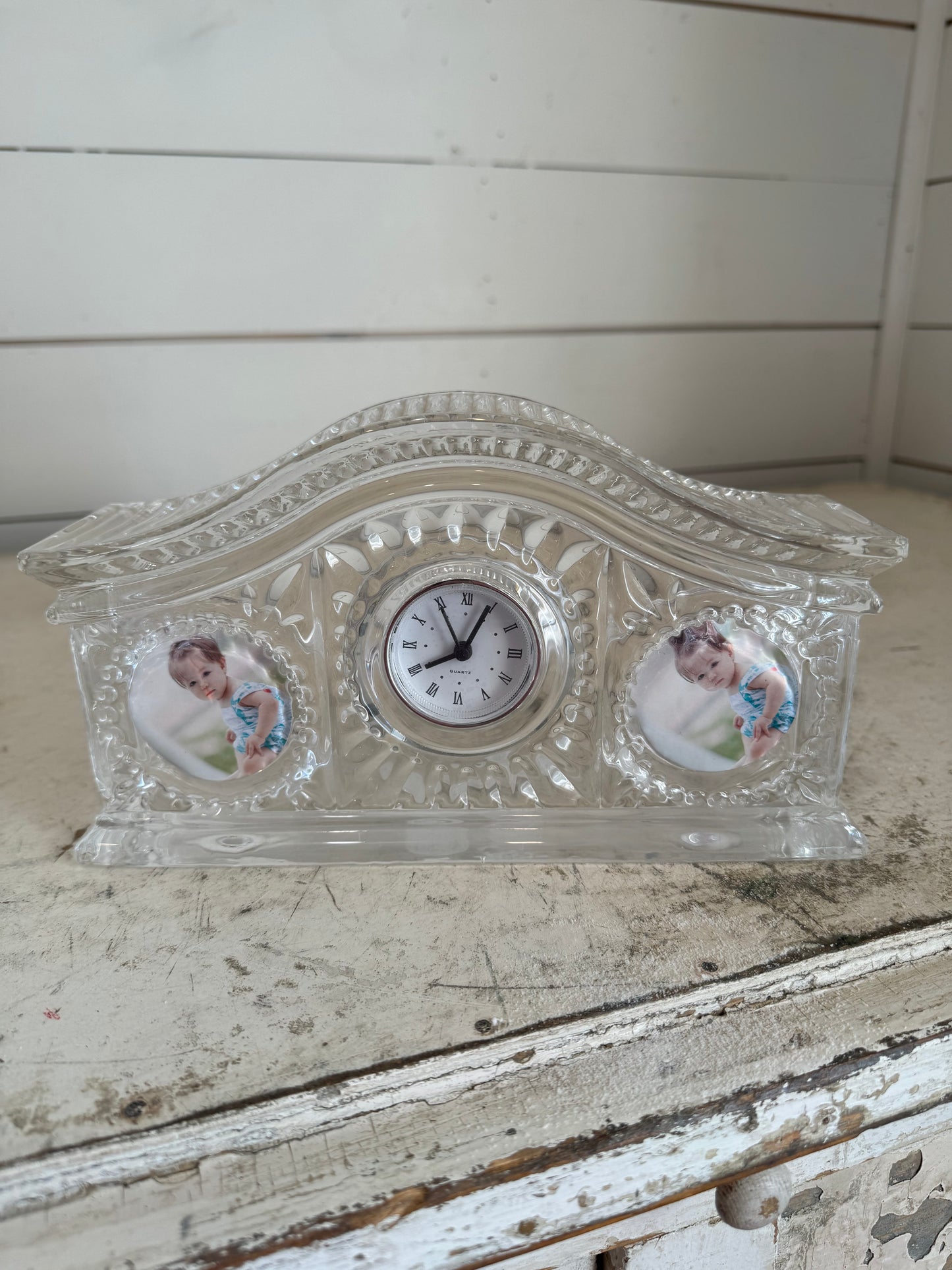 Crystal Clock with picture