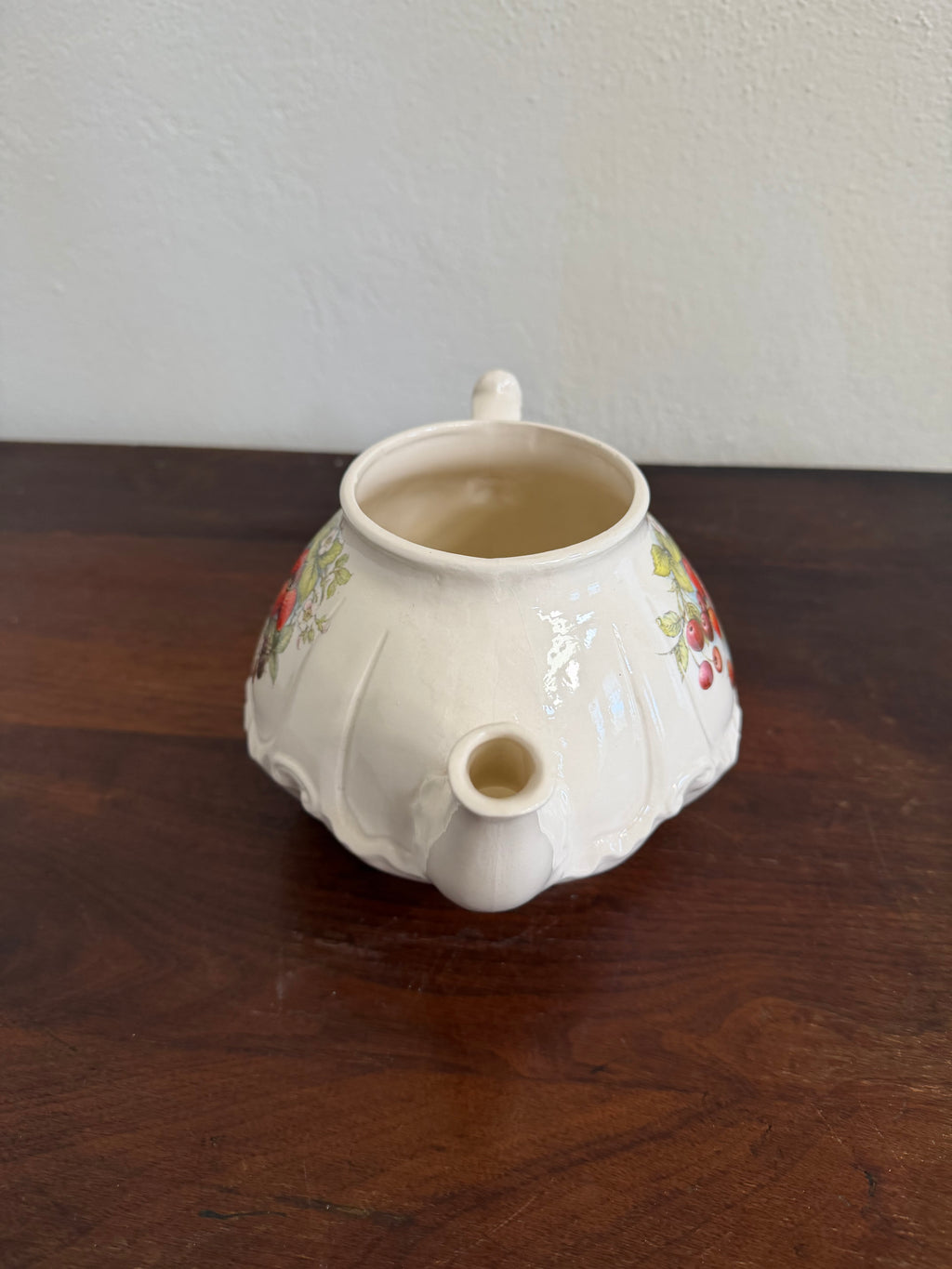 Vintage Strawberry Tea Pot without Lid