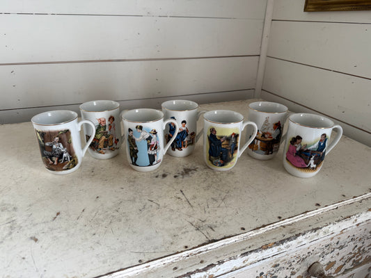 Norman Rockwell Collectible Mugs