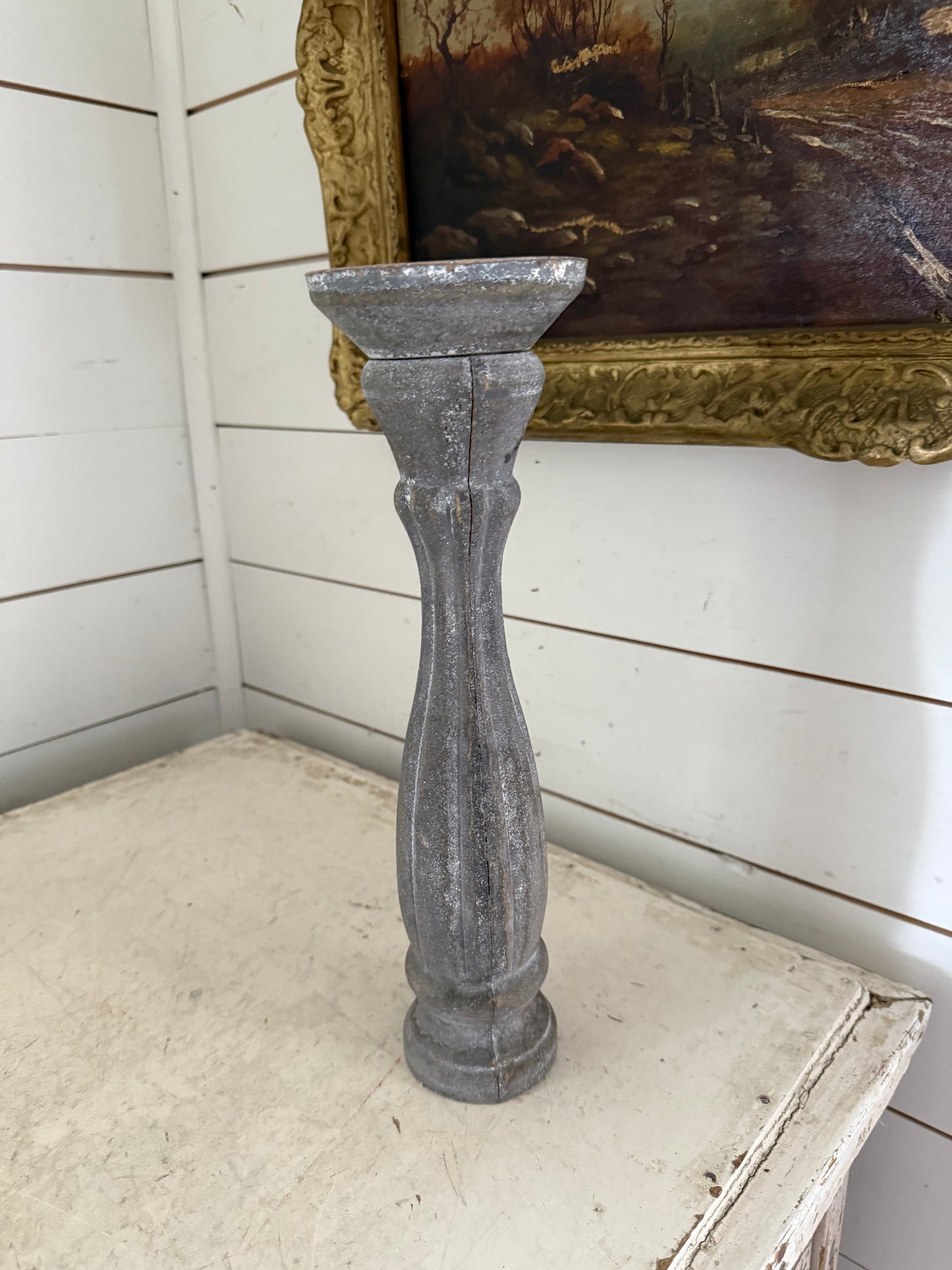 Candle holder will get wood base and makeover
