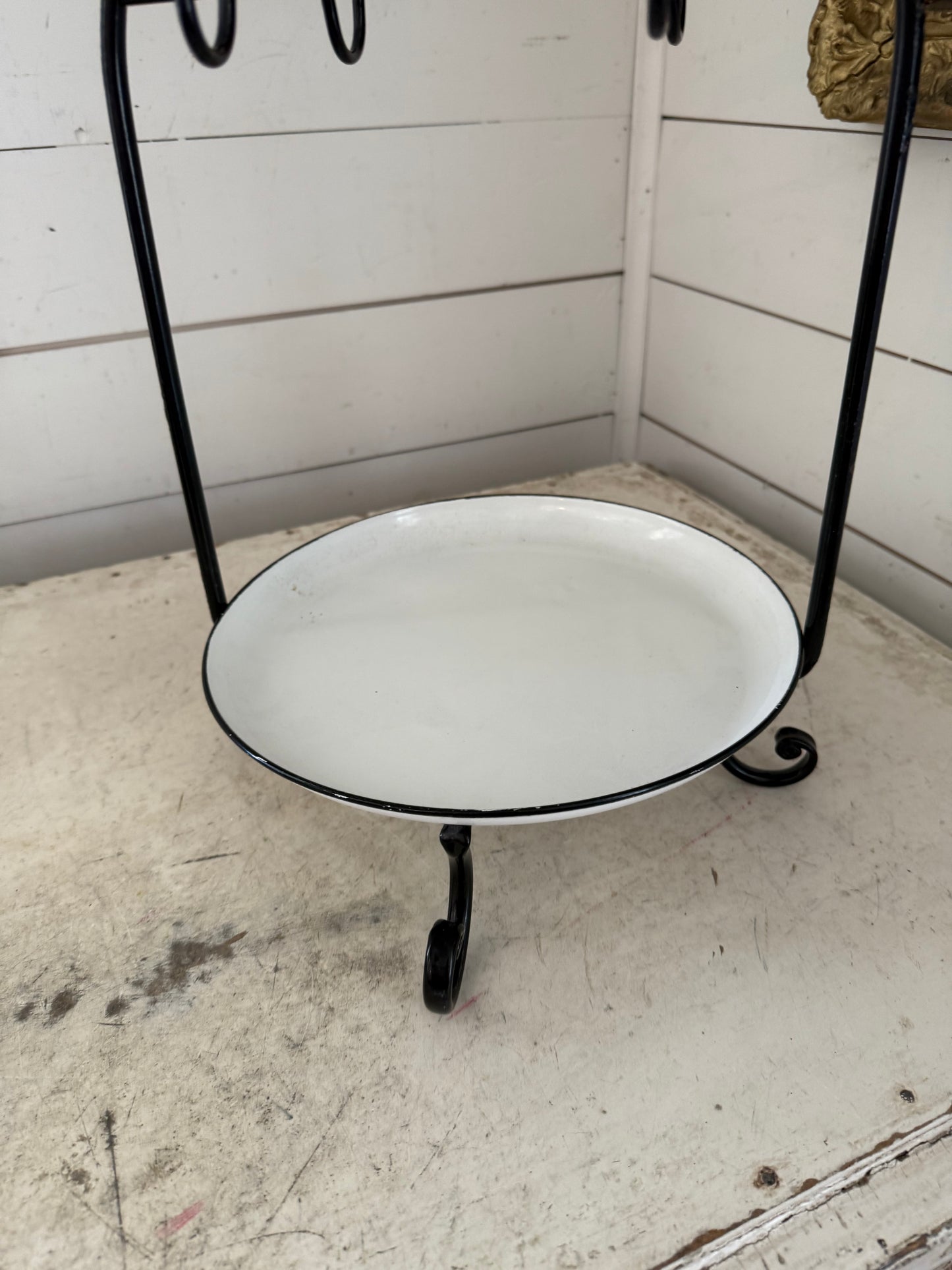 Coffee/Cocoa Stand Tray with Hooks Greenery not included