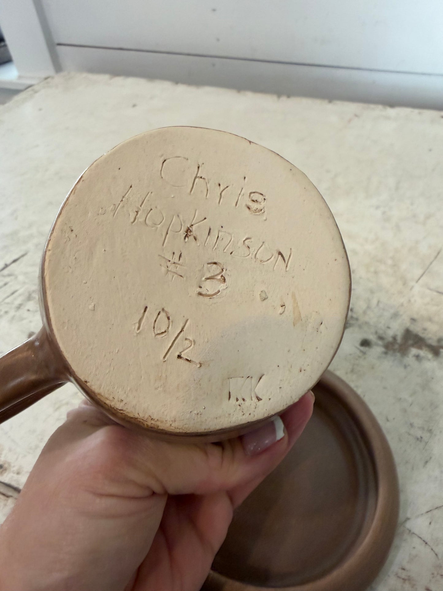 Pottery Studio custom made gravy boat and saucer