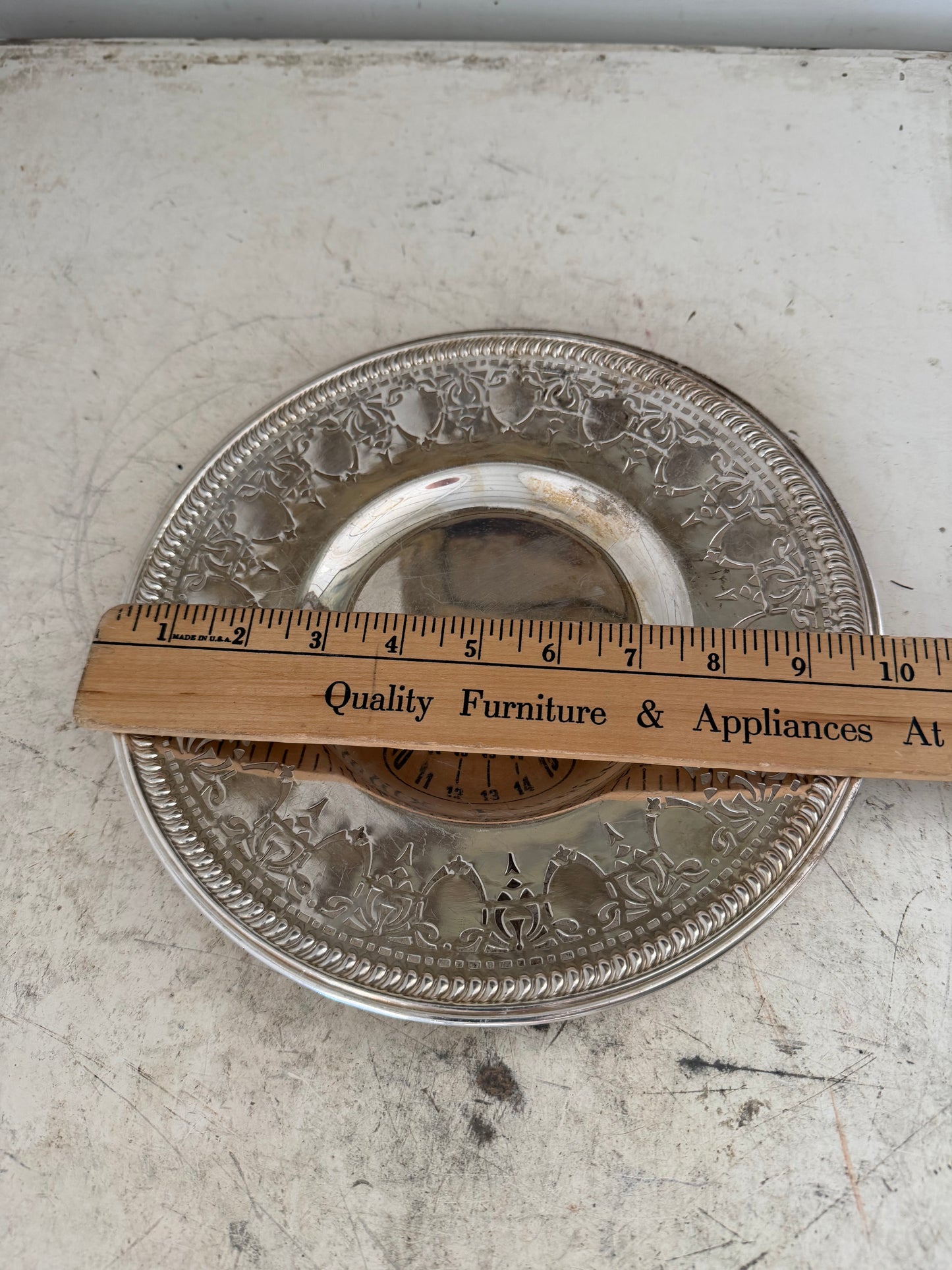 Benedict silver plate style 66