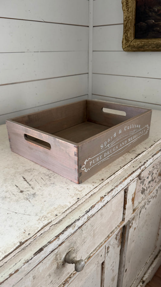 Rectangle Storage Crate With Handles Spayd and Cullison Advertising