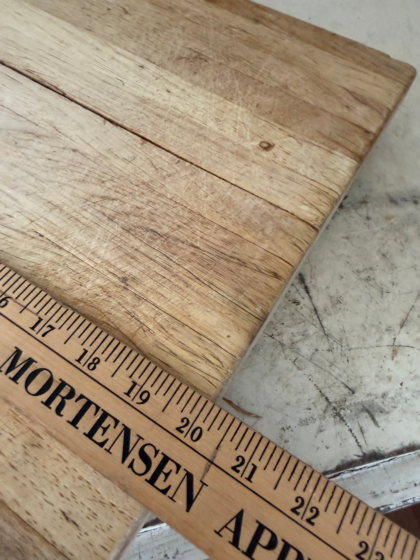 Chunky cutting board will get repaired sanded and oiled