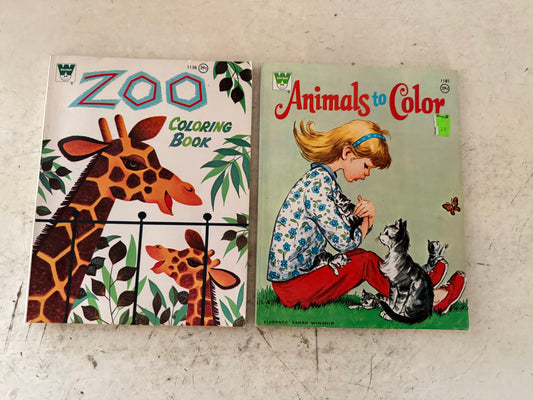 Vintage Coloring Books unused sold individually