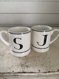 S & J Monogram Mug