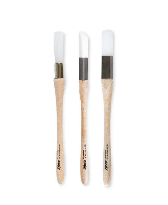 Zibra Artist Brush Set | Medium | 3 Brushes Included!