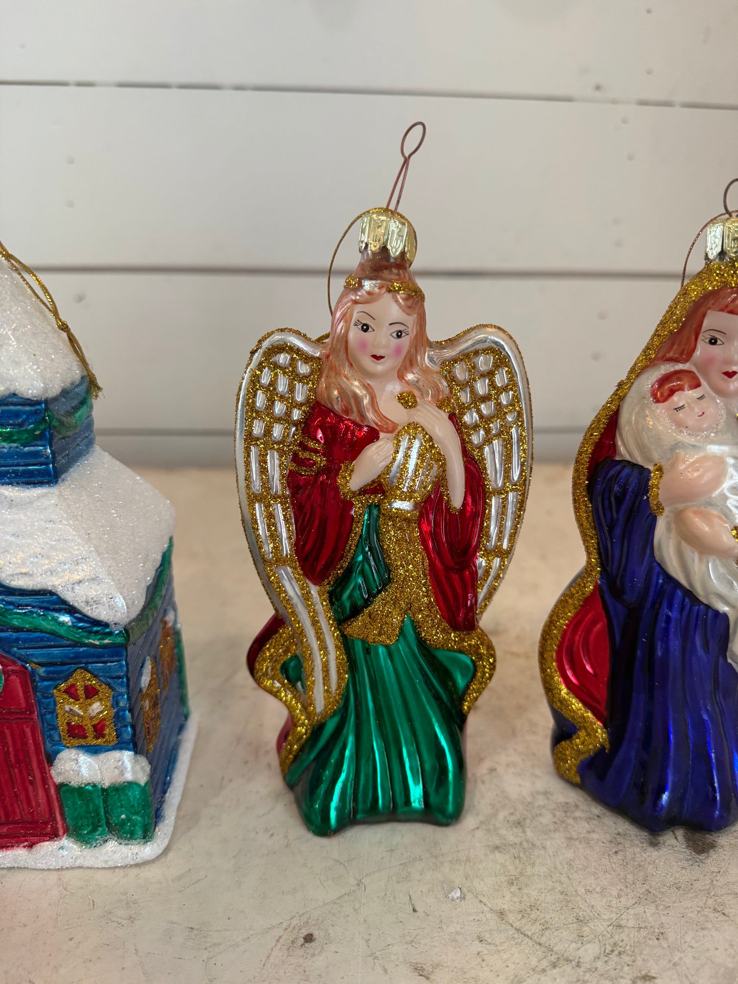 Blown Glass Christmas Ornaments sold individually