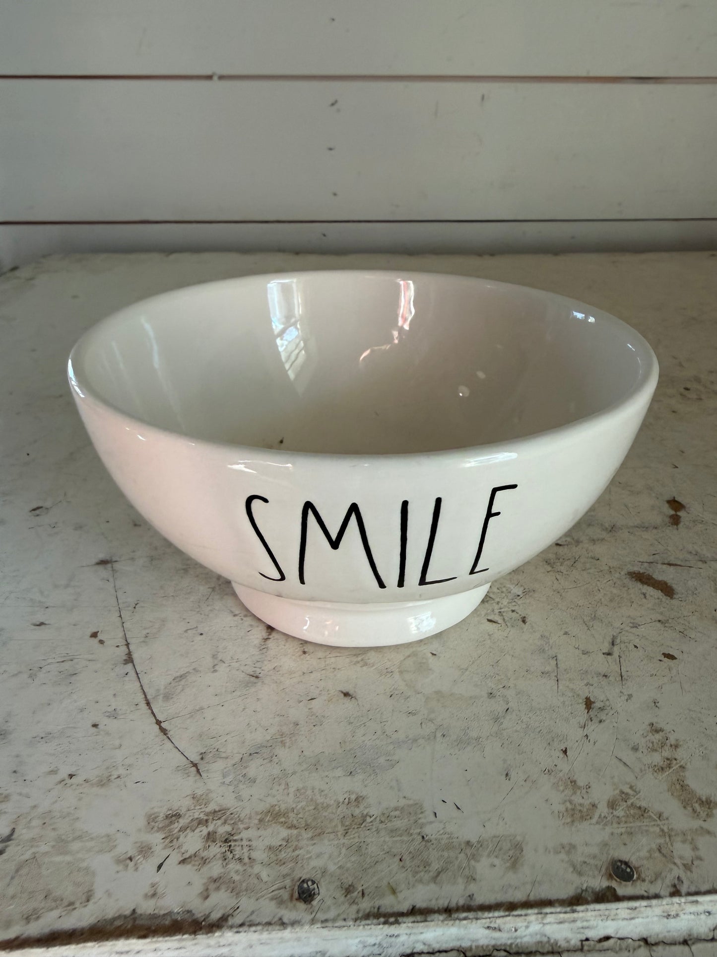 Rae Dunn by Magenta "smile" cereal bowl