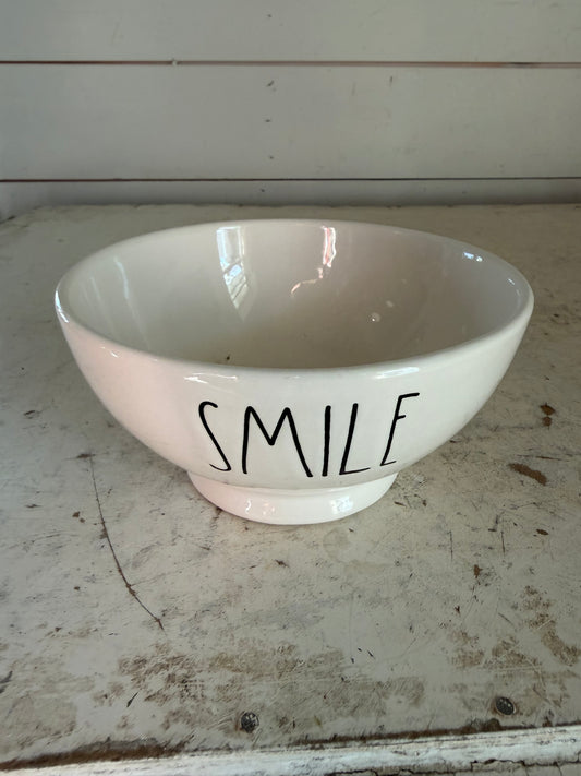 Rae Dunn by Magenta "smile" cereal bowl