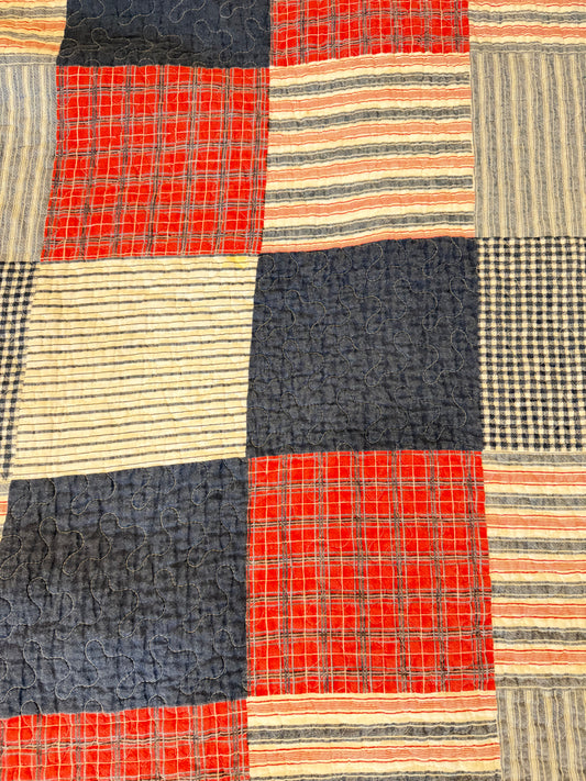 Queen size Americana, patchwork quilt