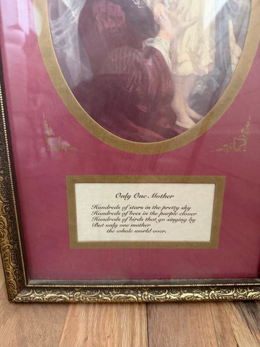 Framed Only One Mother Print
