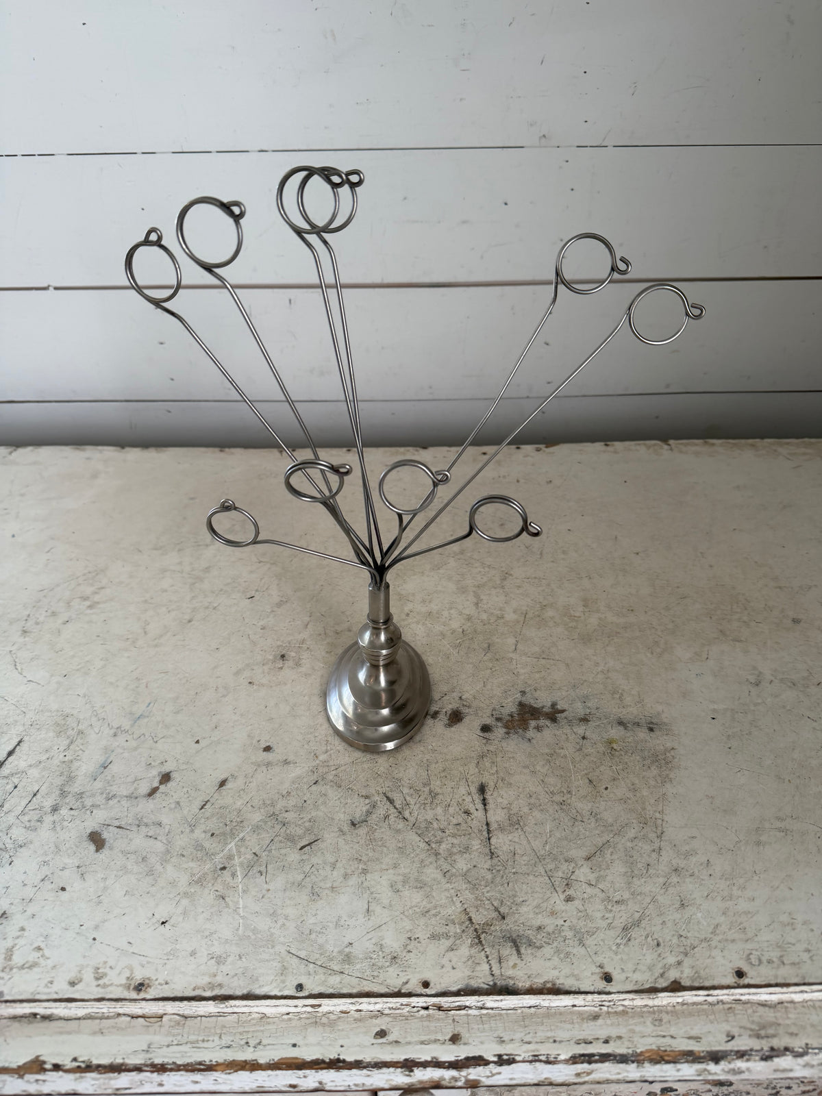Vintage Metal Post Card or Picture Display