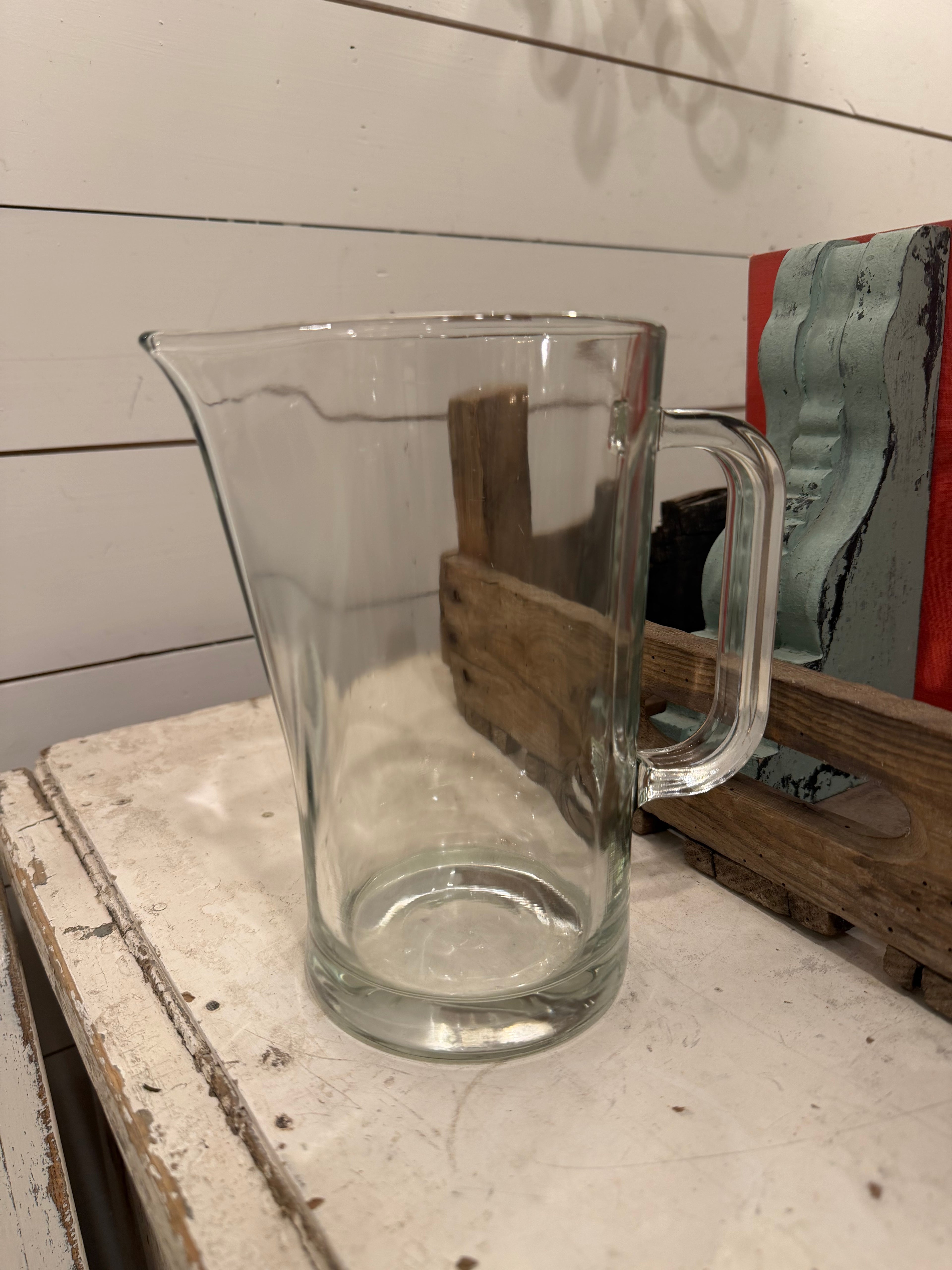 Glass Pitcher with thick bottom