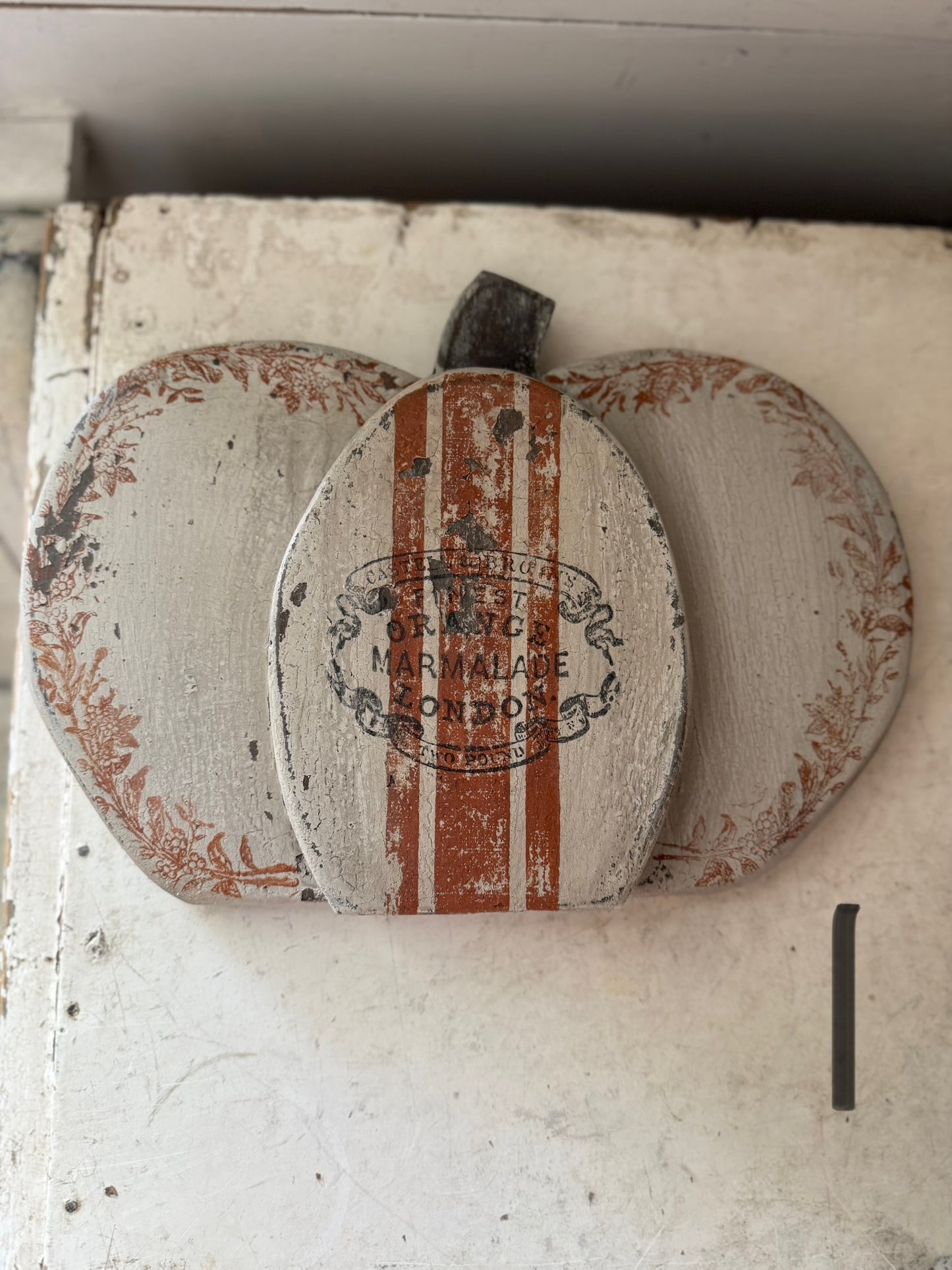 Hand cut Hand Painted & Stamped Pumpkins sold individually