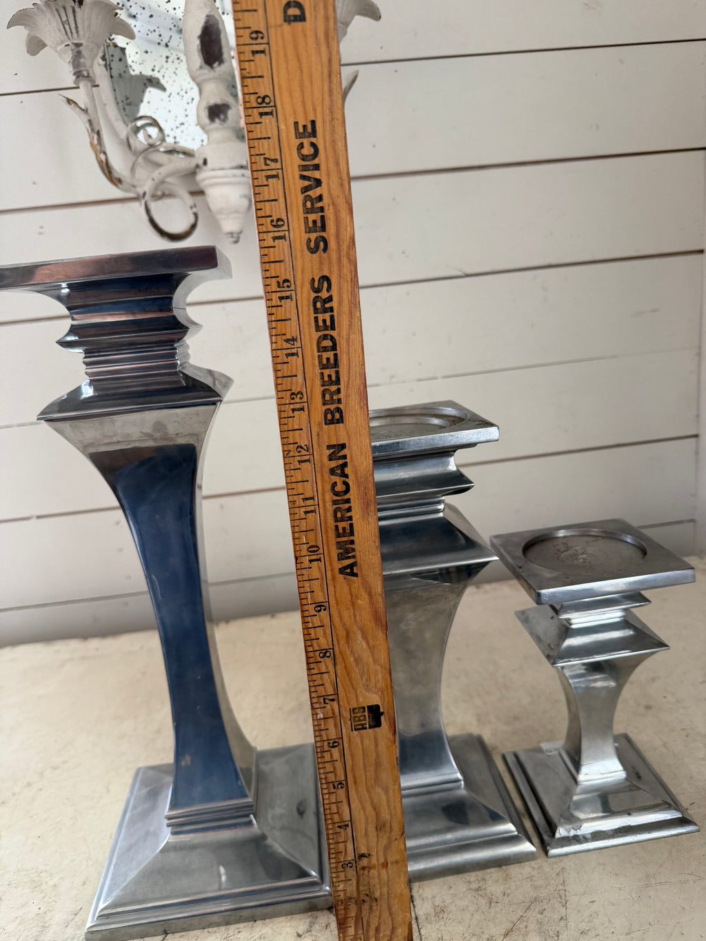 Set of Lenox Candlesticks - Will Get Wax Removed and Polished, as good as we can