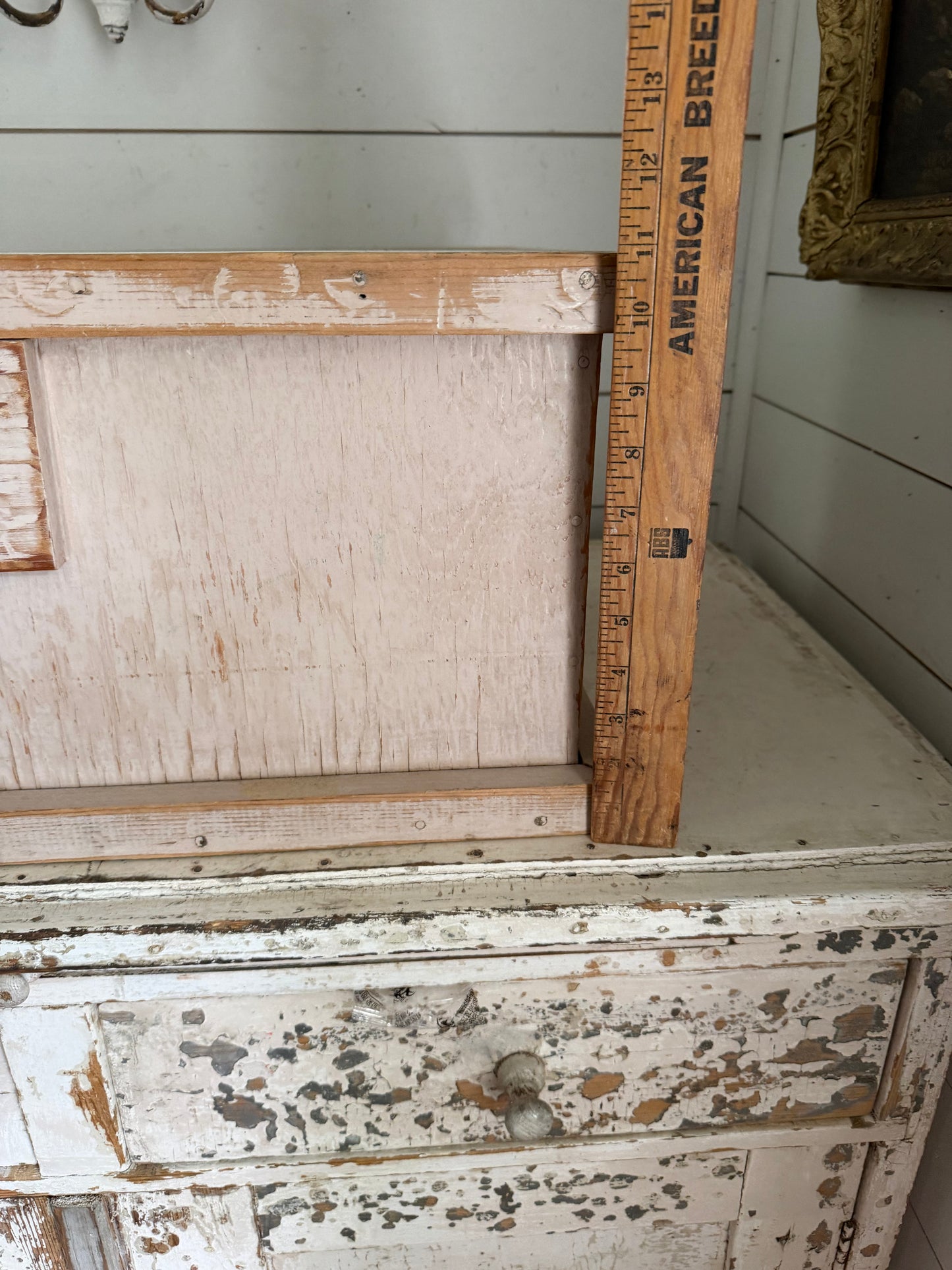 Large Handmade Wood Kindling Box - Will Get Makeover