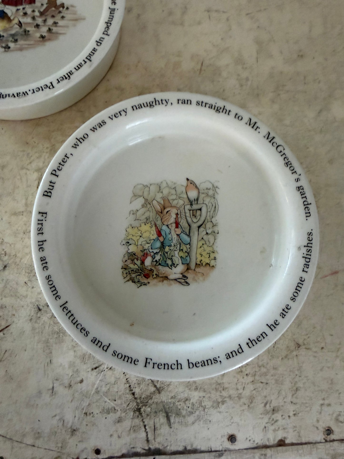 Wedgwood Peter Rabbit porringer/child's bowl Sold individually