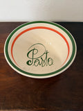 Vintage Ceramic Pasta Bowl Made In Italy