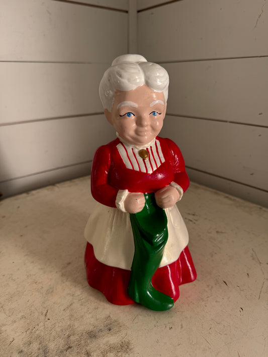 Vintage Atlantic Mould Mrs Claus Statue