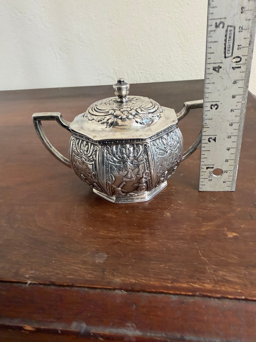 Antique Derby Silver Co. Silver Plate Sugar Dish