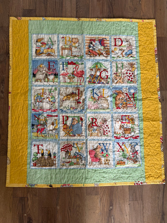 Vintage Alphabet Quilt