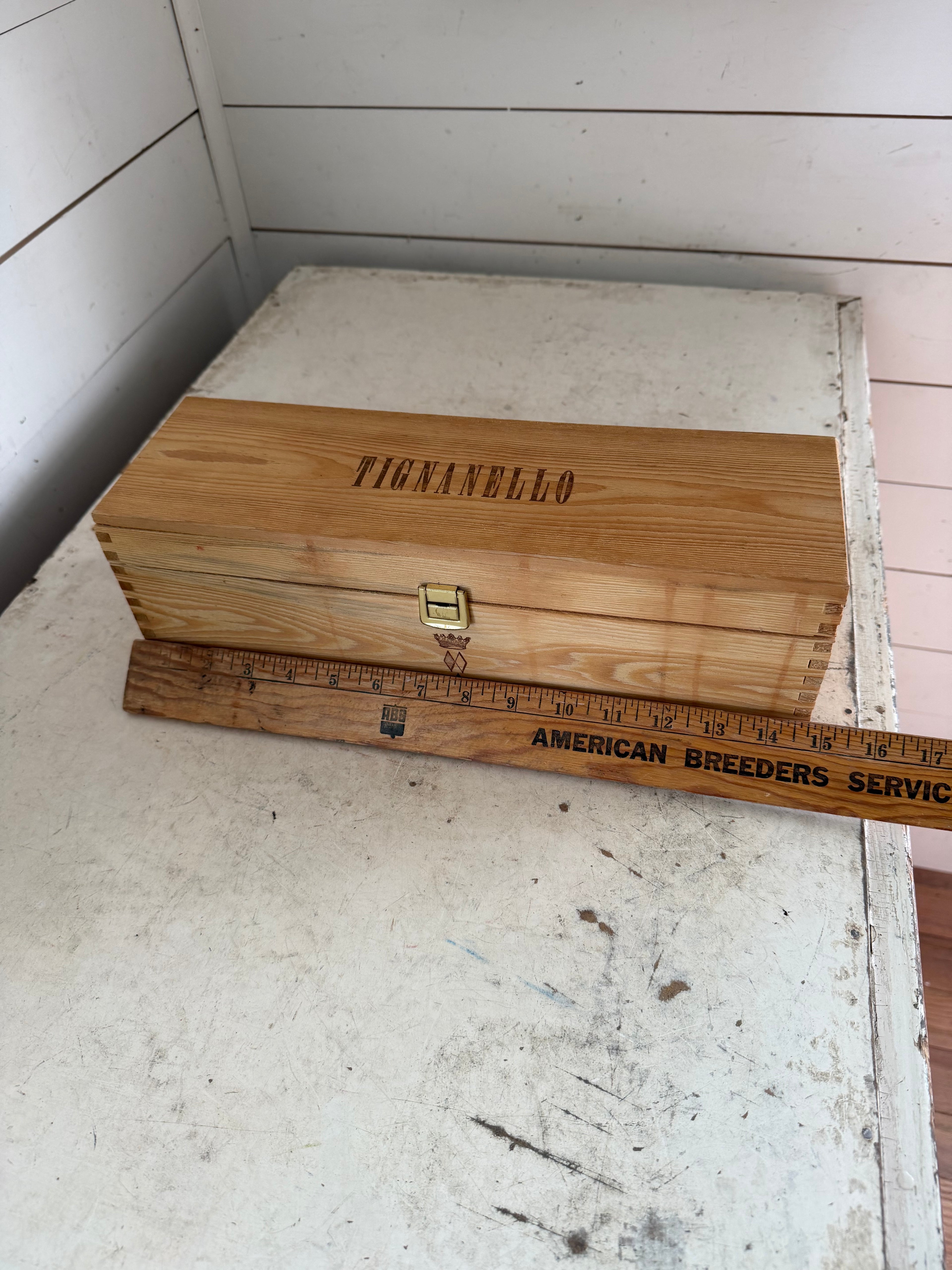 Rectangle wood box will get makeover