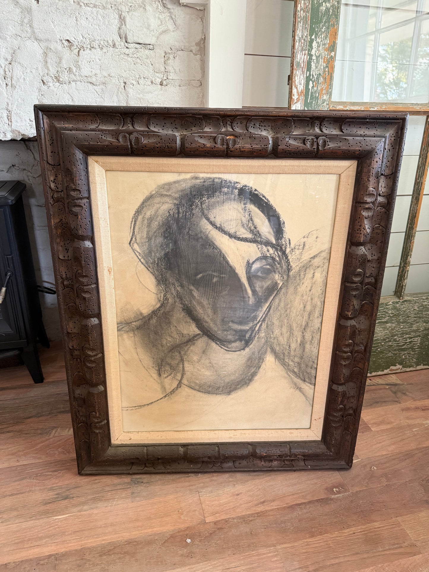 Original Charcoal Art 33x26