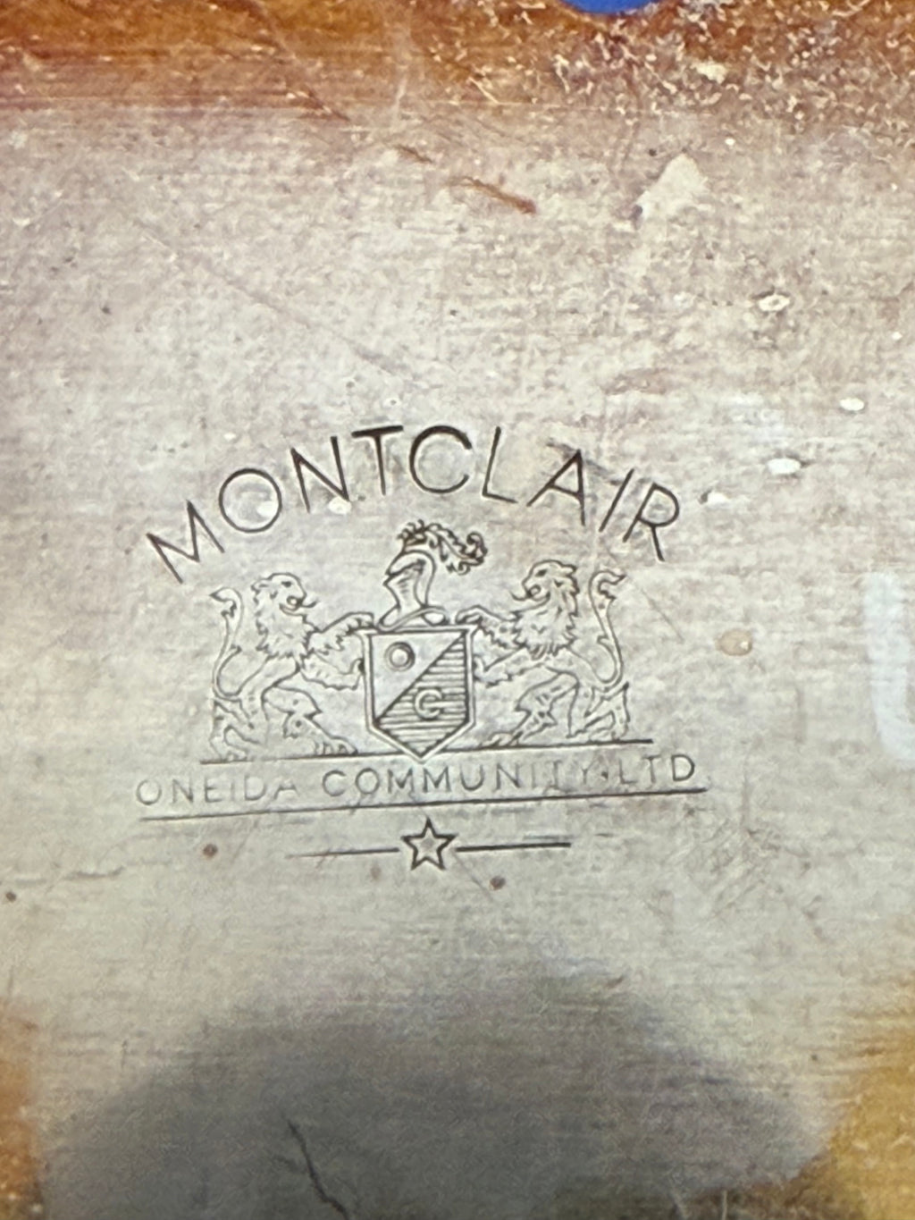 Vintage "Montclair" by Oneida Community Ltd. Silver plate Platter