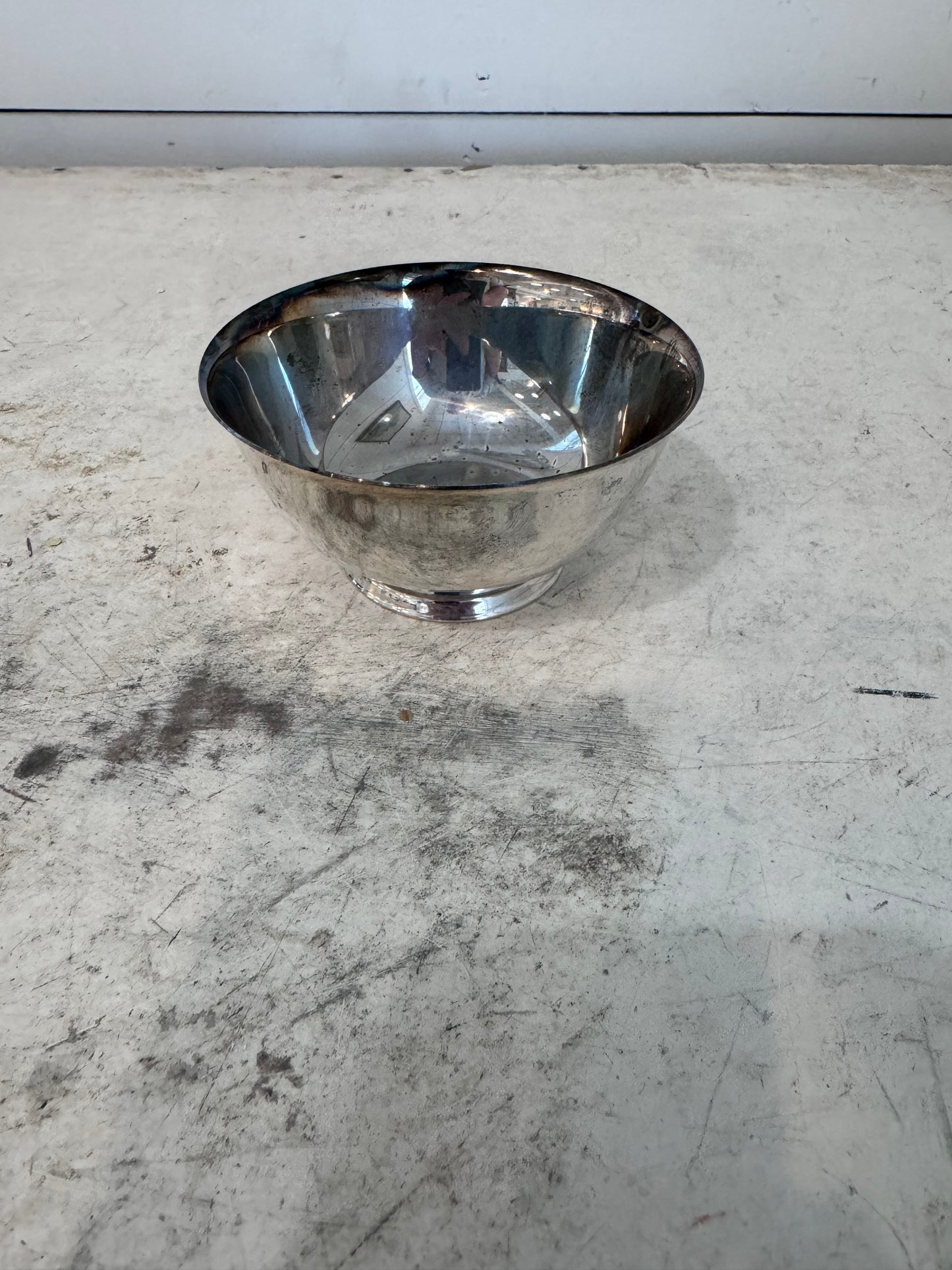 Paul Revere Reproduction Silver Plate Bowl