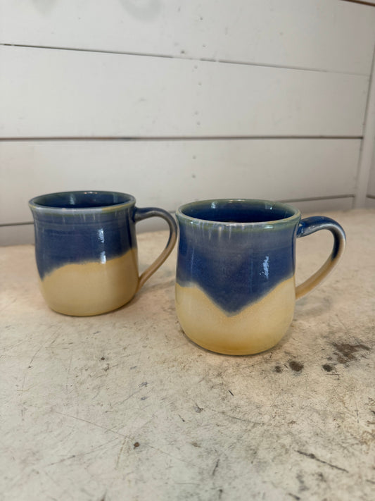 Vintage handmade, ceramic coffee mug sold individually