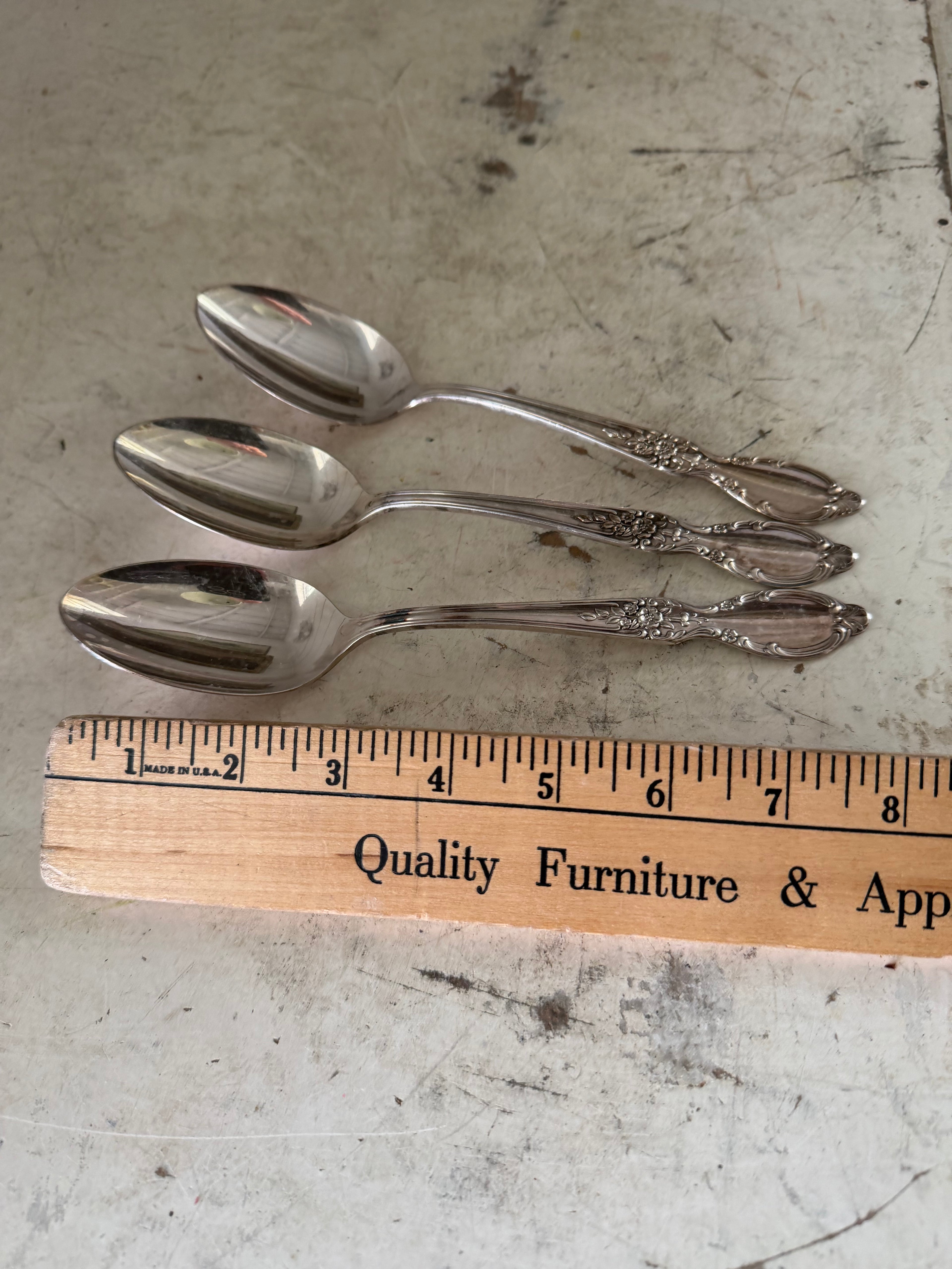 Rogers Brothers 1950’s Victorian Rose Serving Spoon - SOLD INDIVIDUALLY