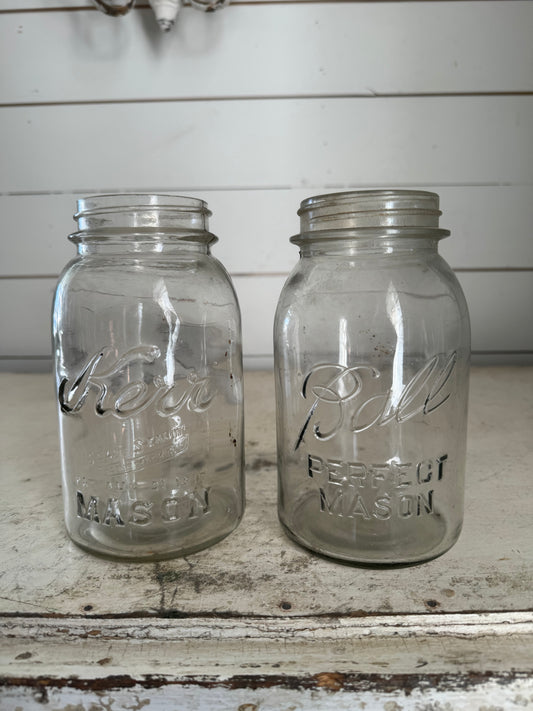 Vintage Canning Jar - sold individually