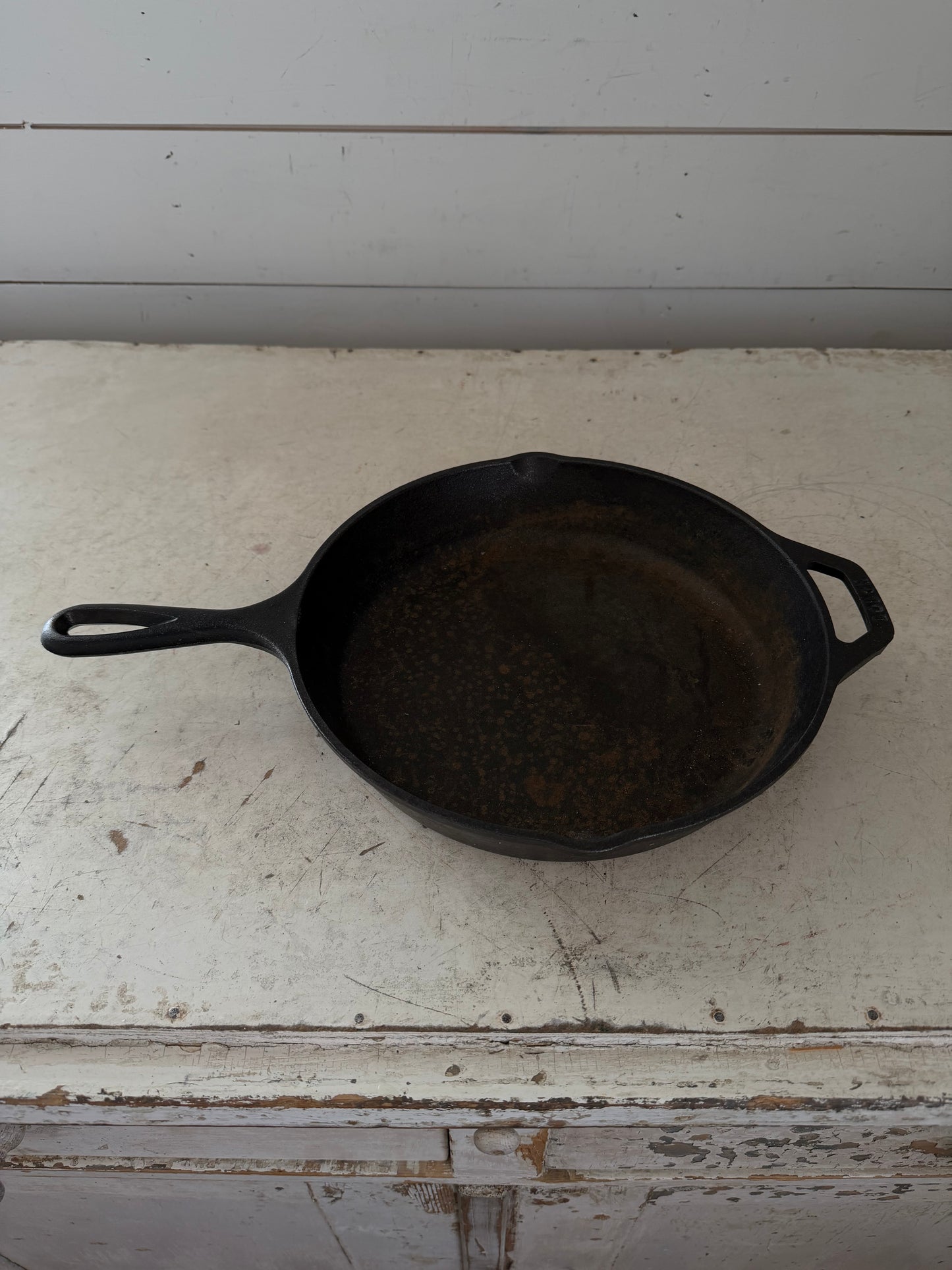 Lodge Cast Iron Round Pan - Will get cleaned and seasoned