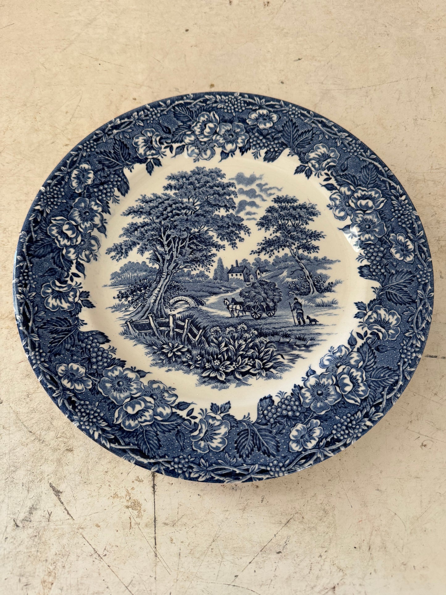 Vintage English Ironstone Plate